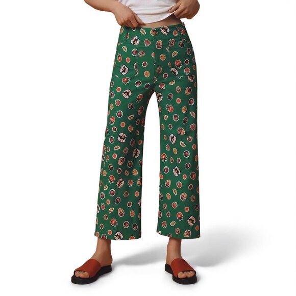 Anthropologie Pants - Anthropologie Maeve The Colette Cropped Wide-Leg Pants Size 29